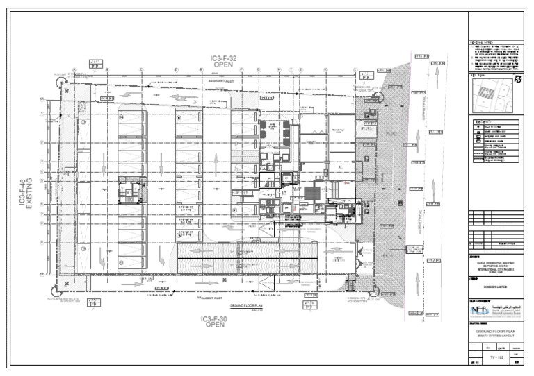 102 Ground Floor Plan Pdf Technical Drawing Drawing