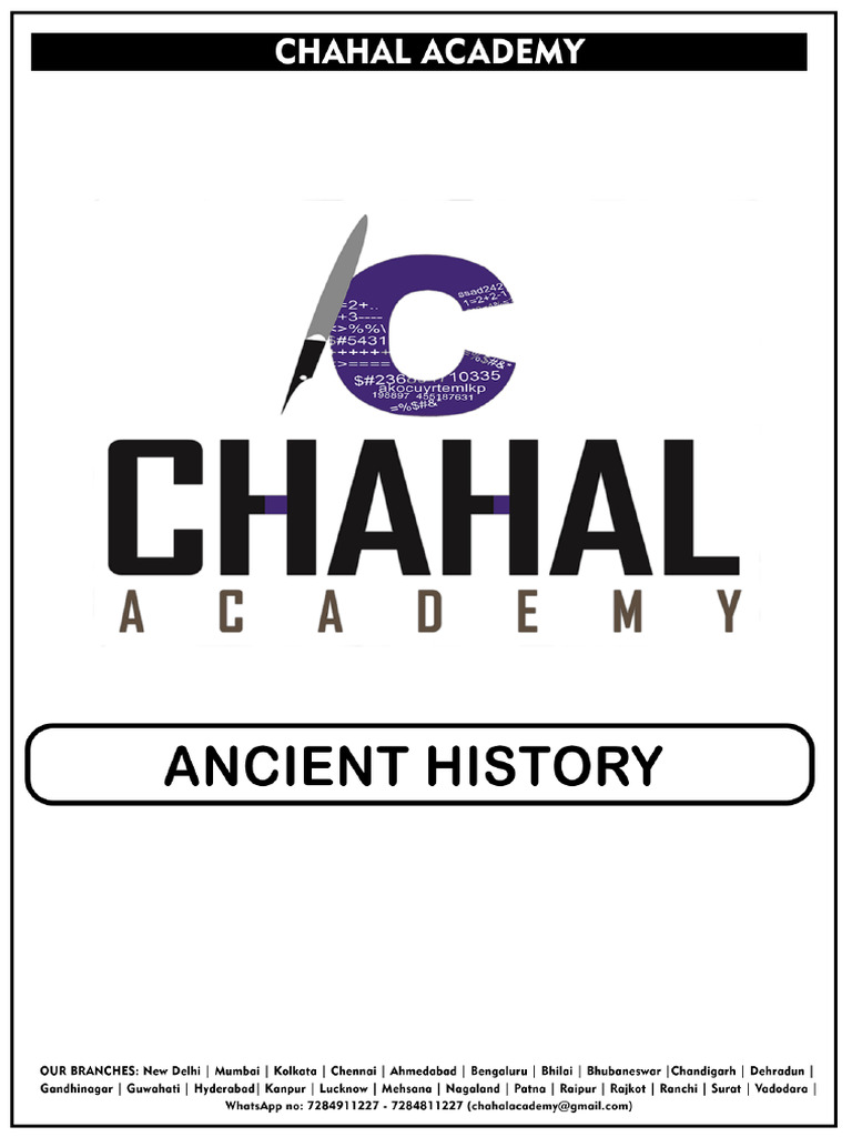 Ancient History Notes by RS Sharma | PDF