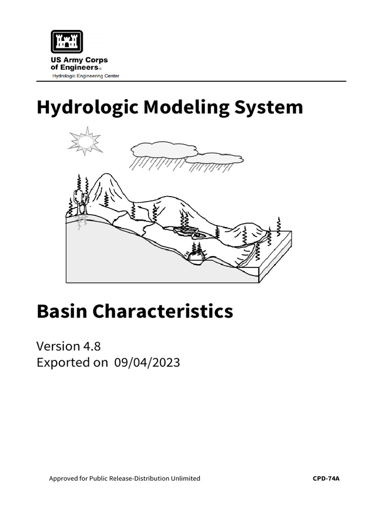 HEC-HMS Basin Characteristics Guide | PDF | Drainage Basin | Area