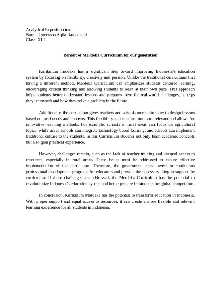 Analytical exposition text pdf