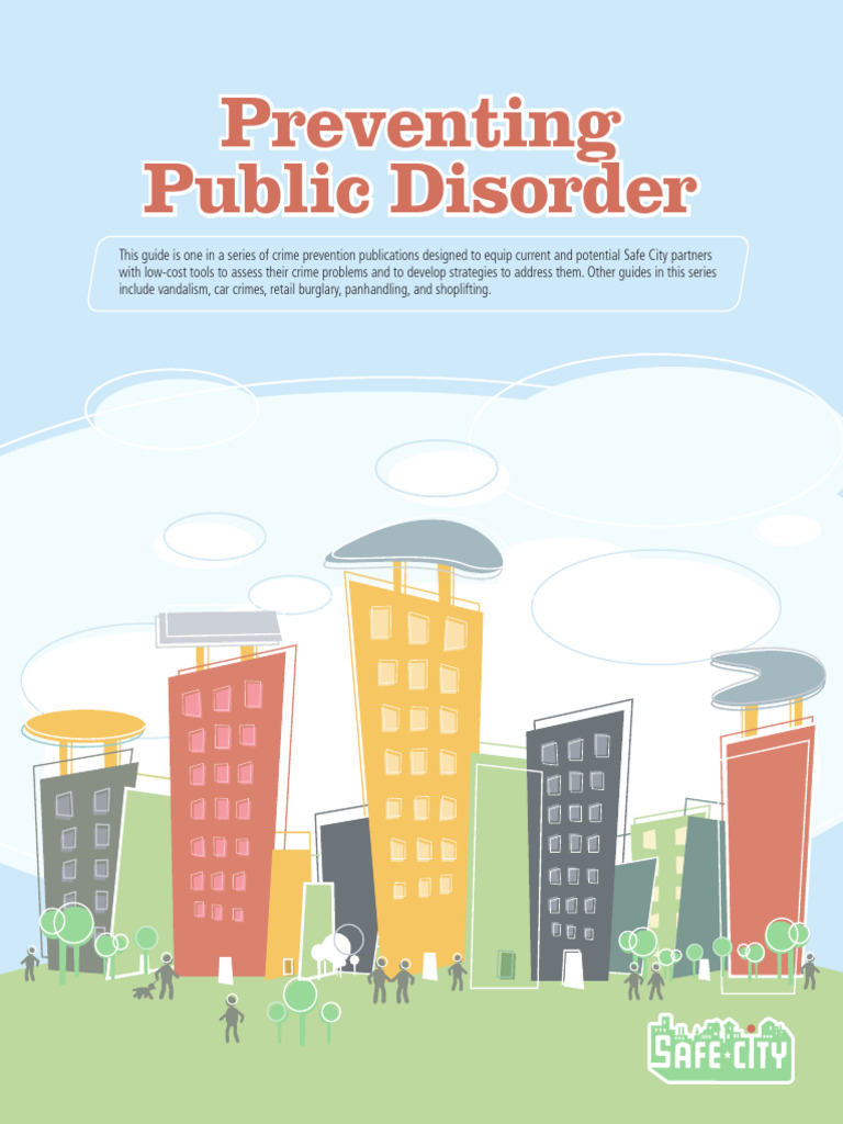 Preventing Public Disorder | PDF | Homelessness | Crimes