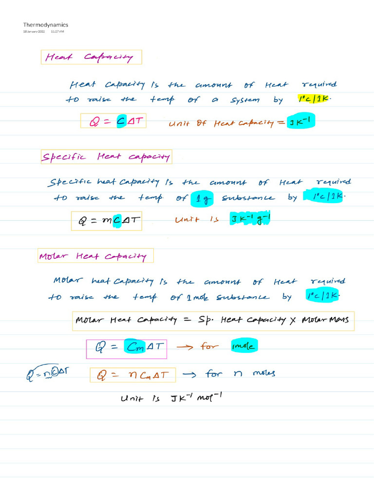 Thermodynamics Lecture 3 Pdf