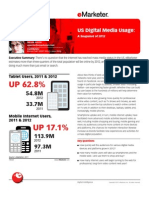 Emarketer US Digital Media Usage-A Snapshot of 2012