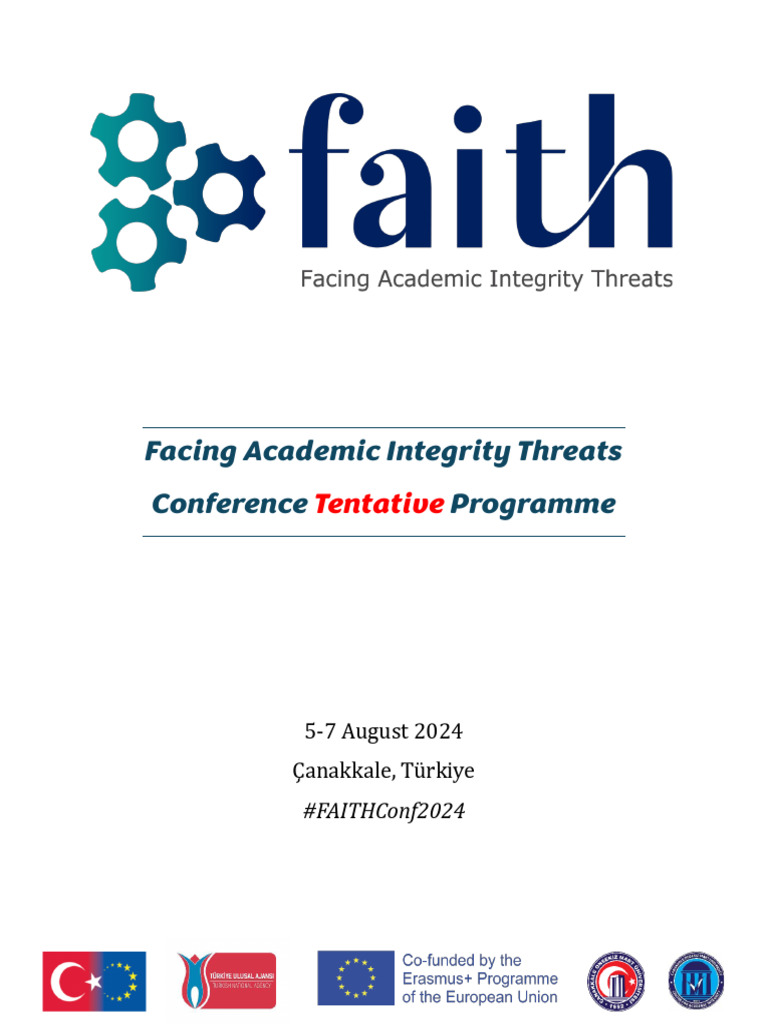 Conference Program Faith | PDF | Academic Integrity | Cognition