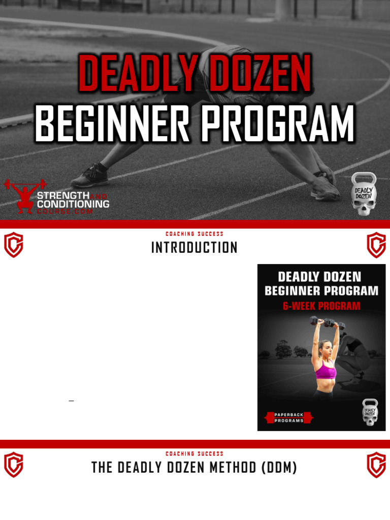 DD Beginner Program | PDF | Strength Training | Physical Fitness