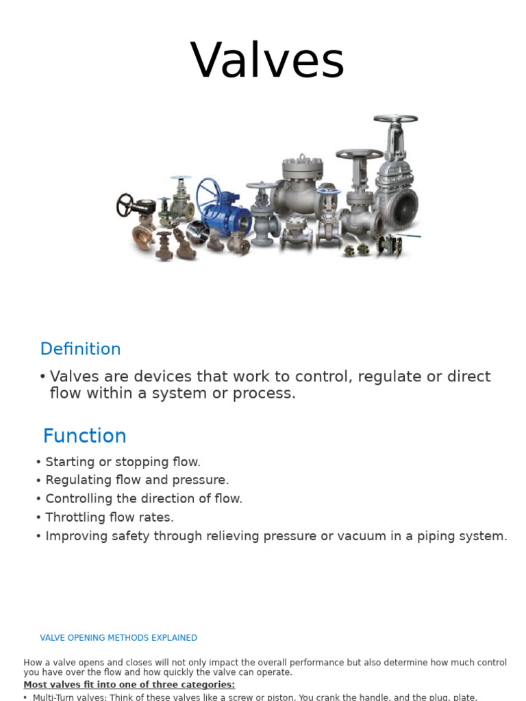 Understanding Valve Mechanisms | PDF