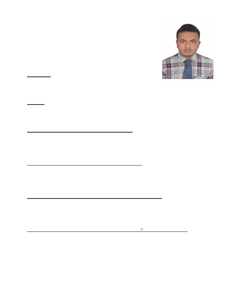 CV of Md. Abdul Mutaleb - Engineer | PDF