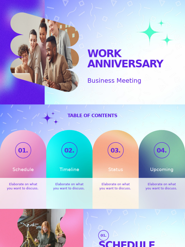 Work Anniversary Business Meeting Guide | PDF