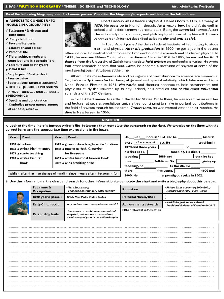 Einstein: A Biography Overview | PDF | Albert Einstein | Physics