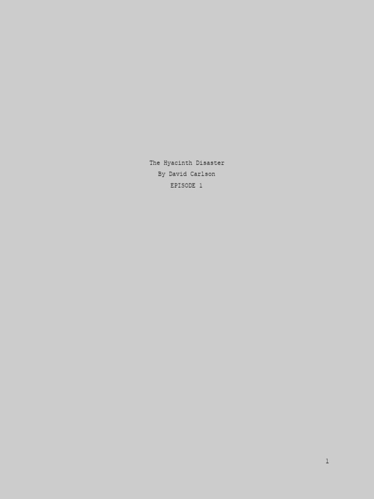 THD+Transcript+ +episode+1+ | PDF