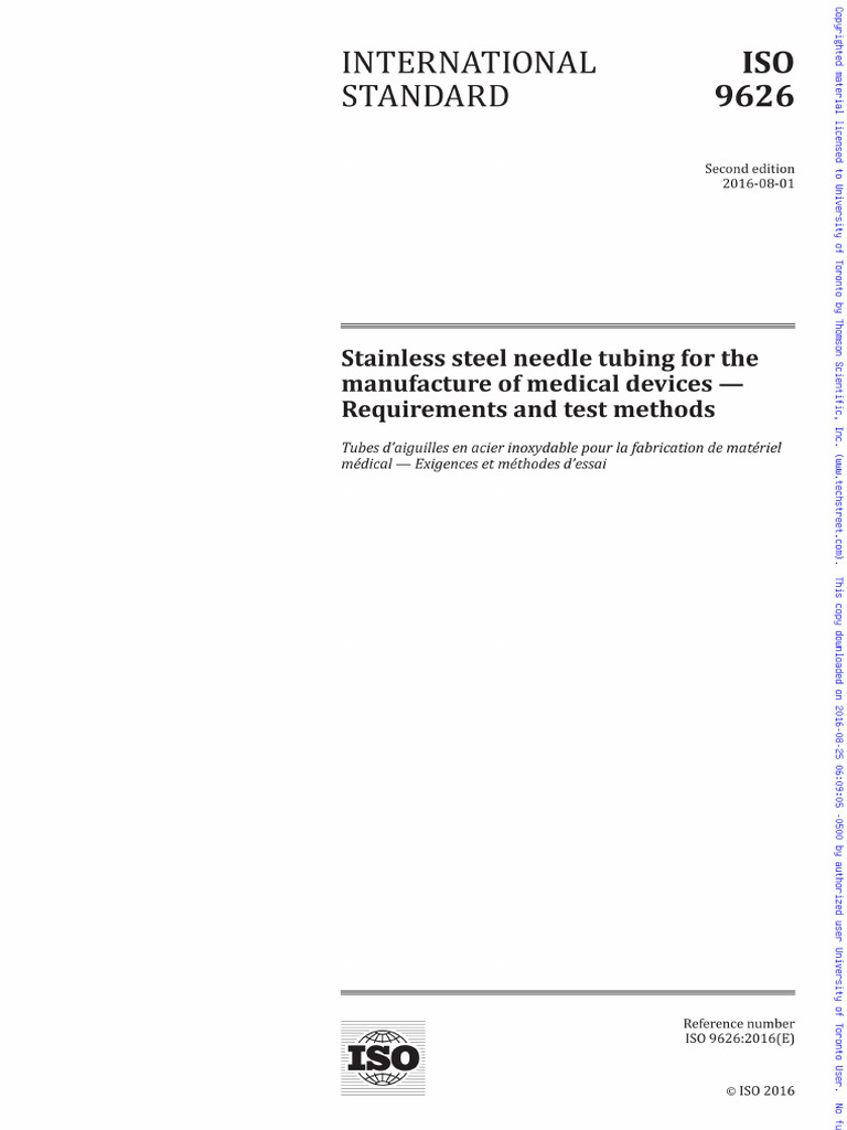 Iso 9626-2016 | PDF