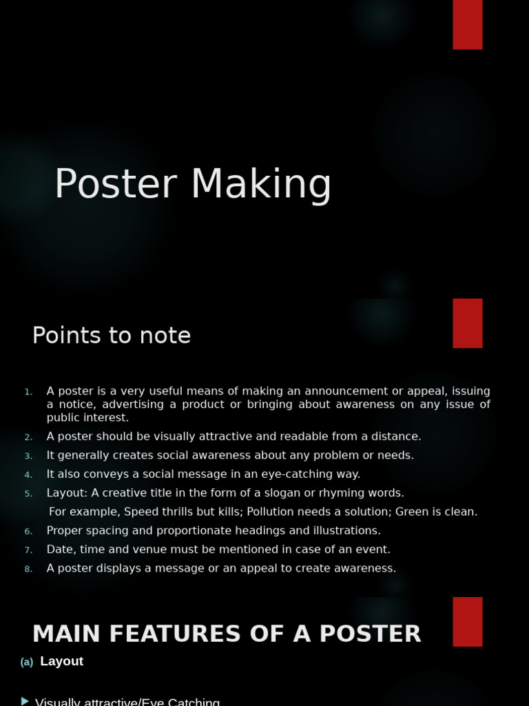 CH 7 B - Poster Making | PDF | Poster