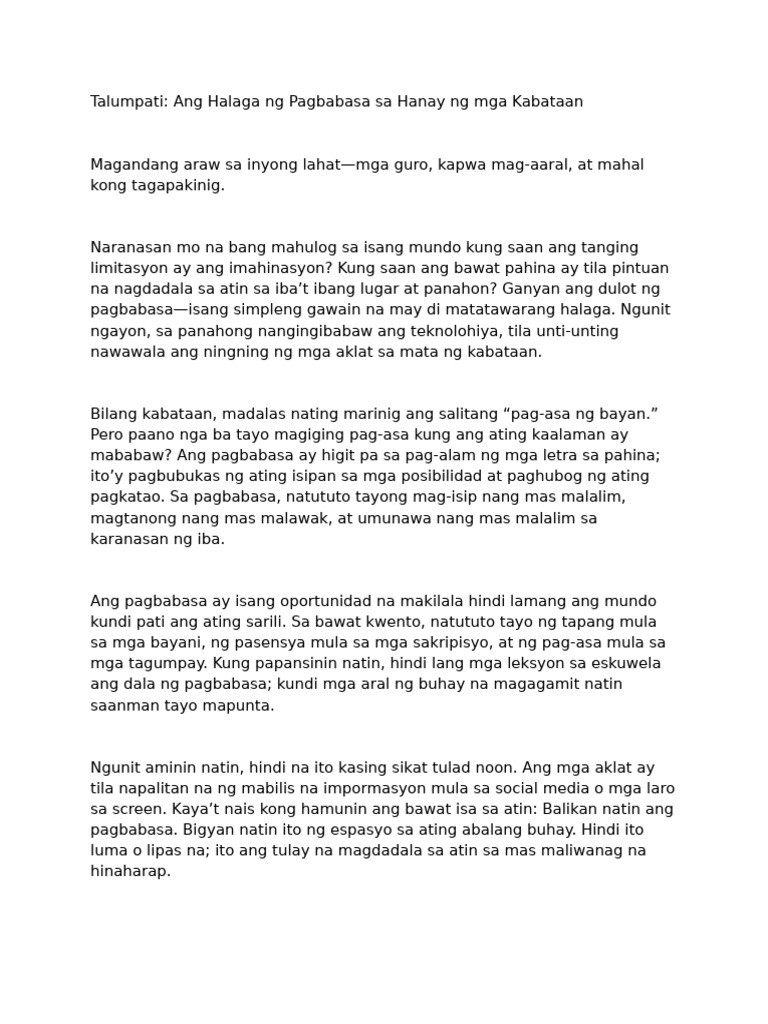 TALUMPATI | PDF