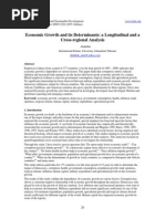 Download Economic Growth and its Determinants A Longitudinal and a Cross-regional Analysis by Abdullah Alam SN79915764 doc pdf