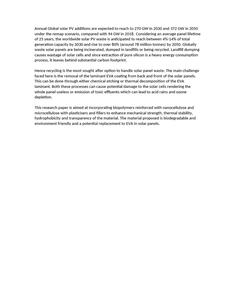 Annual Global Solar PV Additions Are Expected To Reach To 270 GW in ...