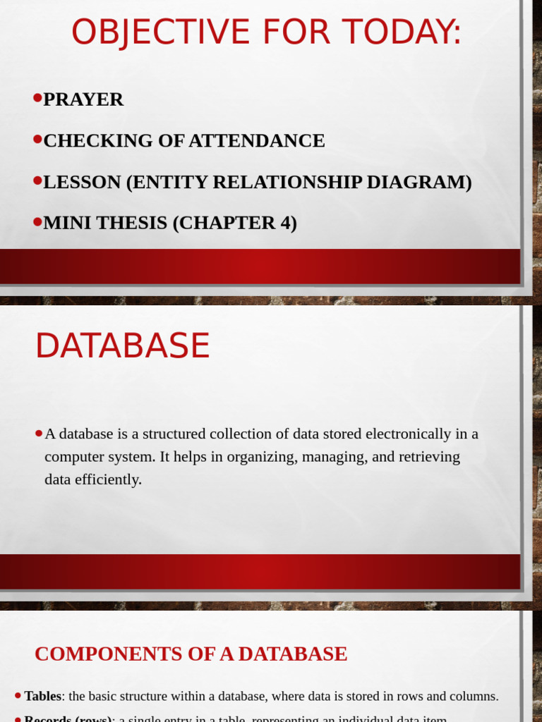 Entity Relationship Diagram | PDF | Databases | Information Technology ...
