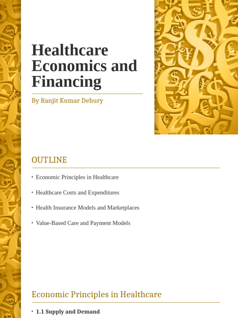 Healthcare Economics and Financing Guide | PDF | Economies | Health ...