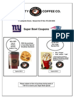 Super Bowl Coupons: 11 Lafayette Street, Newark NJ 07102, 973-230-5656