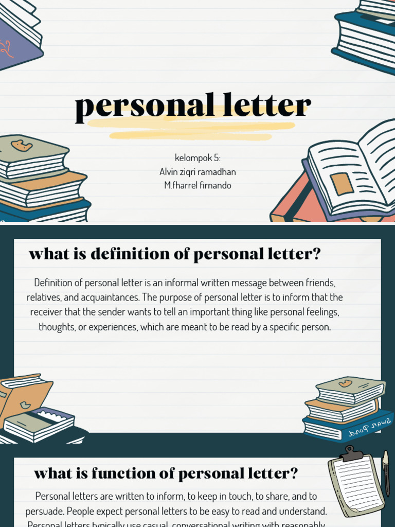 Understanding Personal Letters: Definition & Structure | PDF