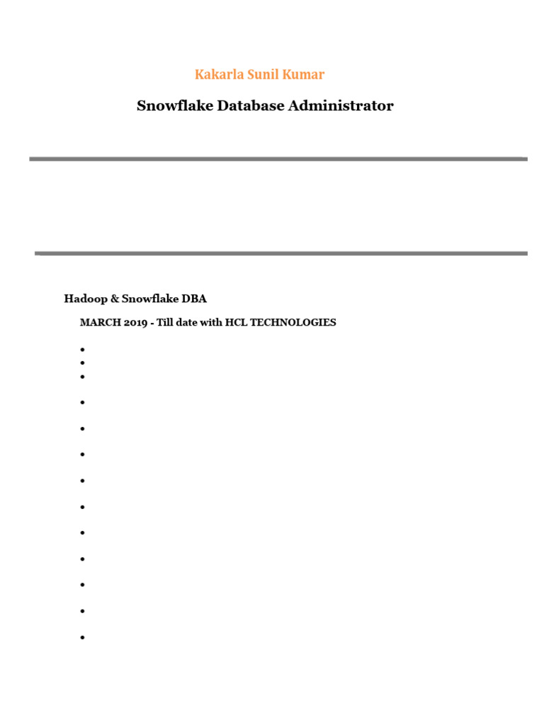 Snowflake Administrator Roles Overview | PDF | Apache Hadoop | Computer ...