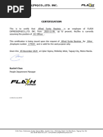 POEA E-Registration Sample Resume | PDF