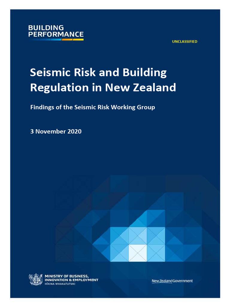 Seismic Risk and Building Regulation in NZ For Release | PDF | Risk ...
