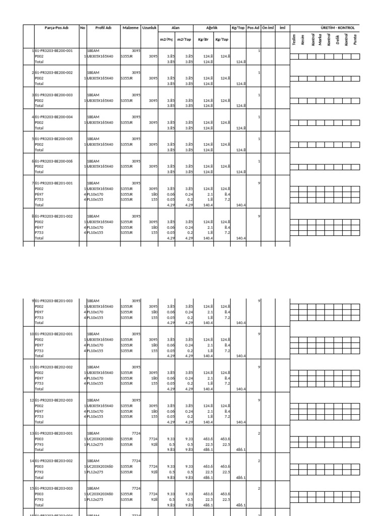 681 Assembly Part List NET PosCount 22 | PDF
