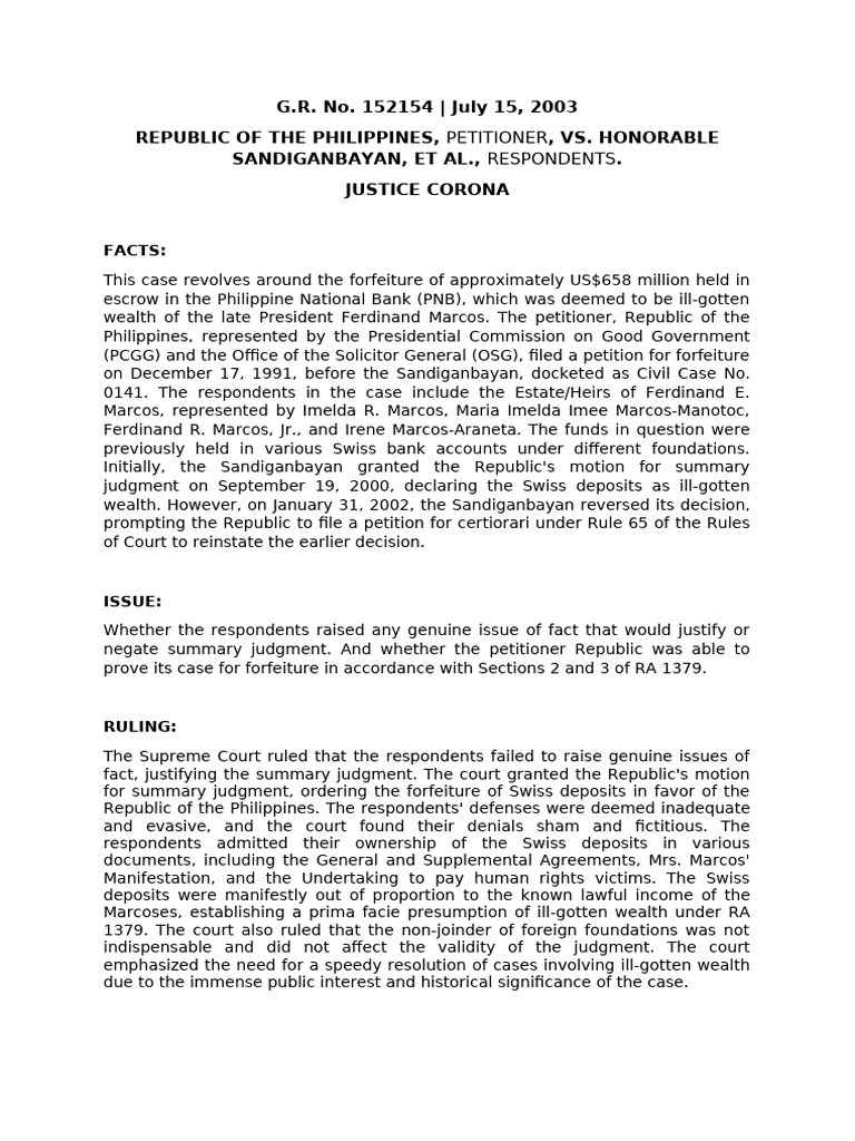 Republic vs sandiganbayan gr no 152154 pdf courts public law