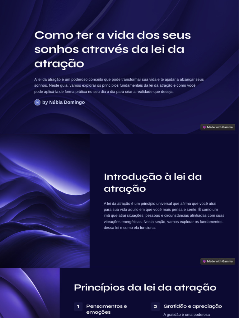 Transforme sua vida com a lei da atração | PDF | Lei da Atração (Novo ...