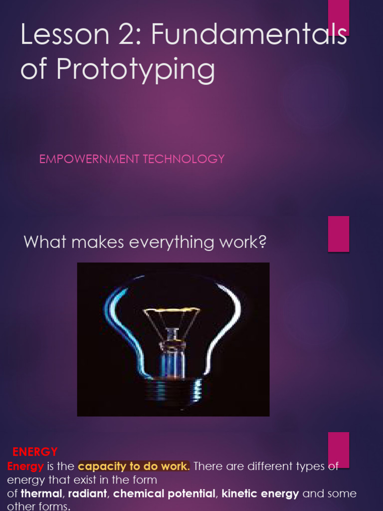 Prototyping Fundamentals: Energy & Circuits | PDF | Electric Current ...