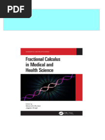 Fractional Calculus in Medical and Health Science (Mathematics and Its Applications) 1st Edition Devendra Kumar (Editor)