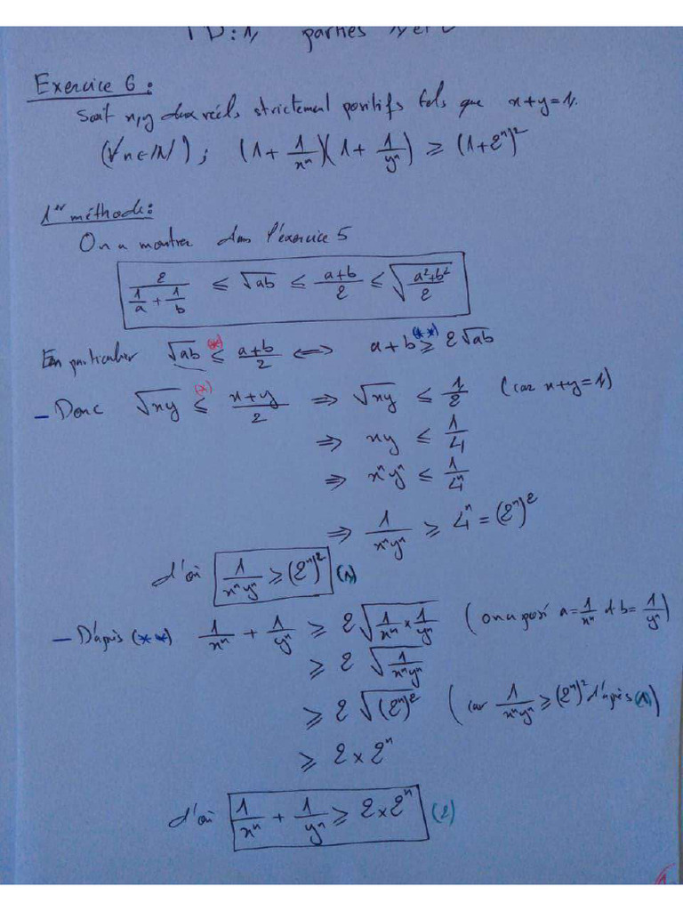 Correction Exercice 6 | PDF