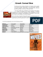 Wheaties Project