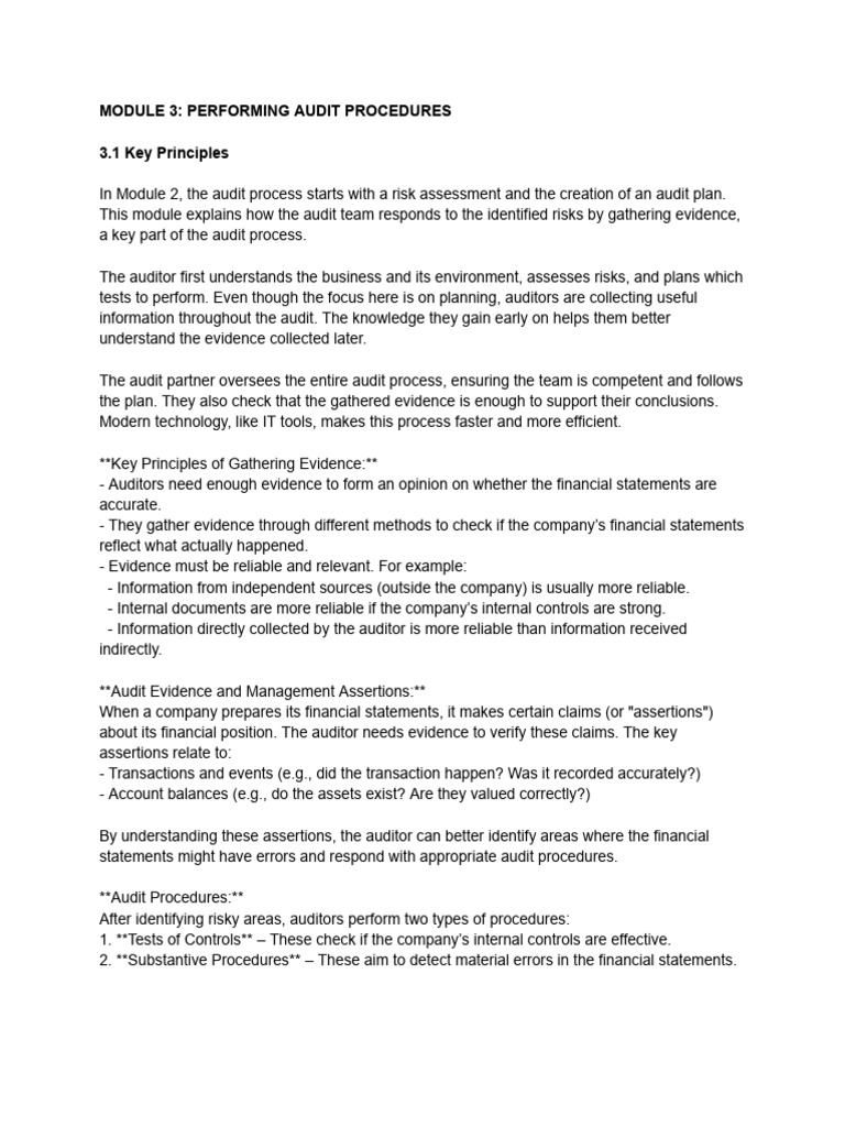 module-3-performing-audit-procedures-pdf-audit-internal-control