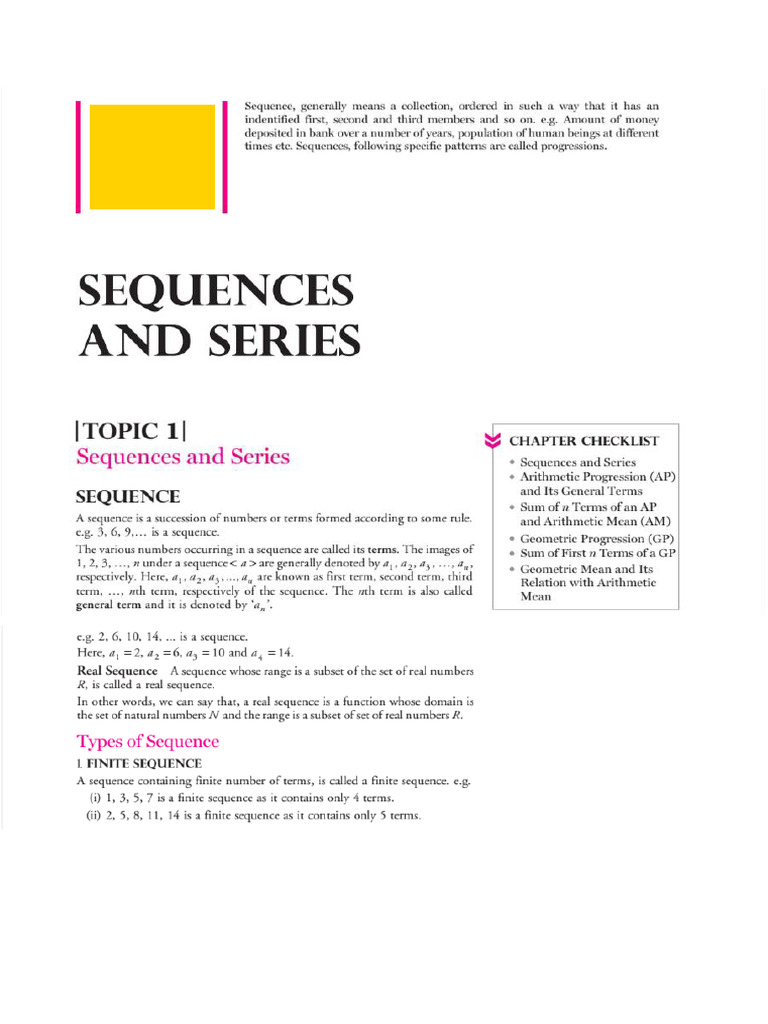 Sequence & Series | PDF