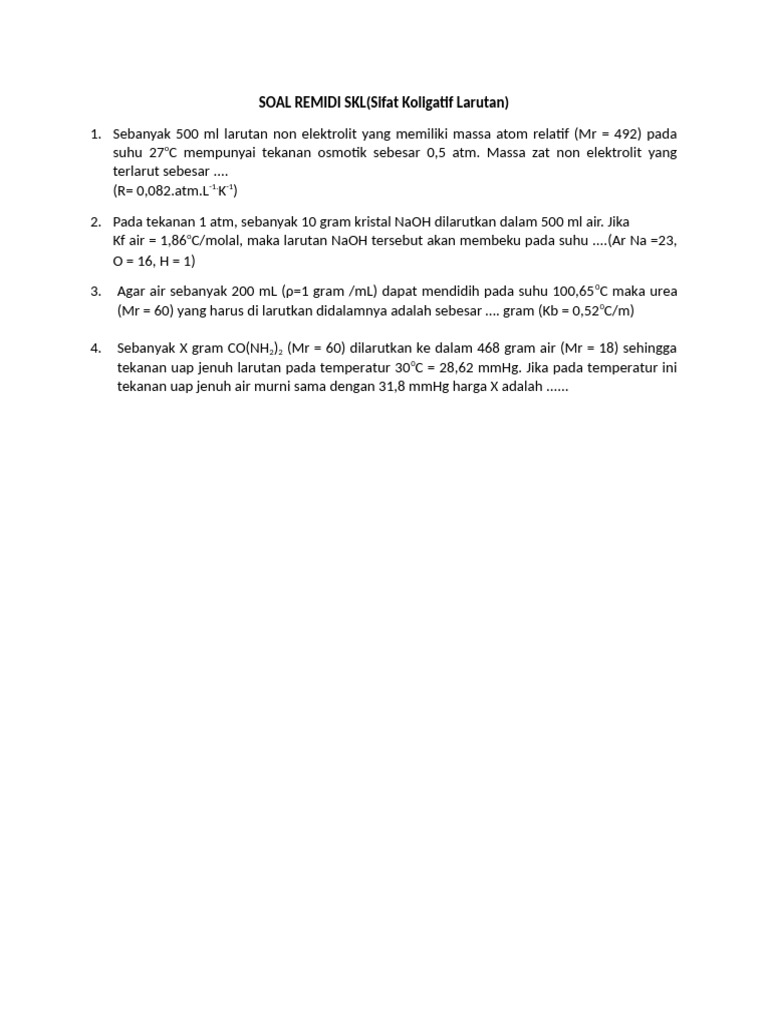 Remidi SKL | PDF