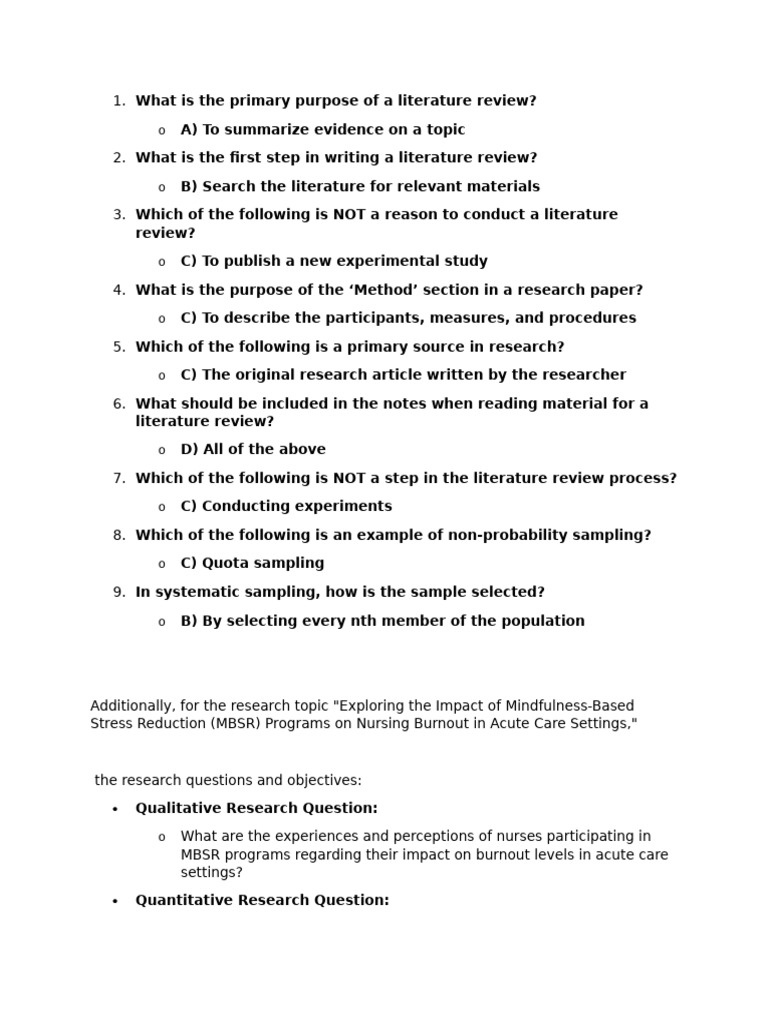 Research Assignment Answers | PDF