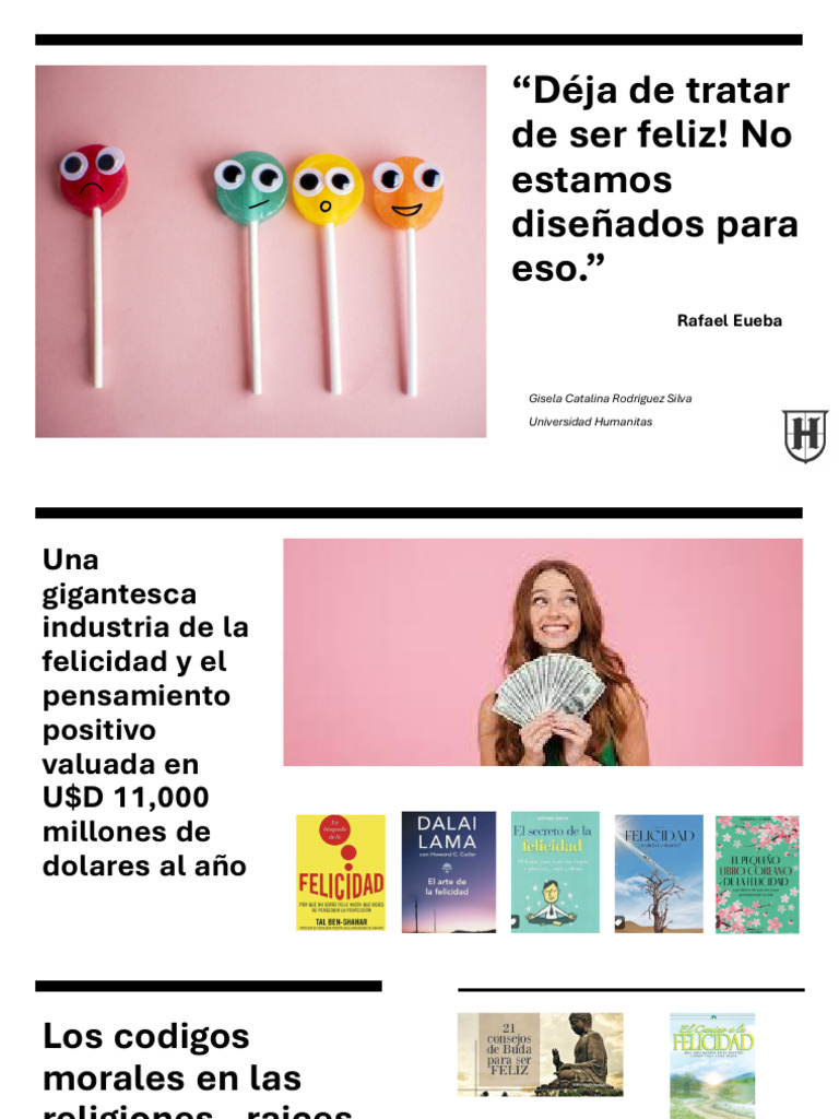 Presentación Deja de Tratar de Ser Feliz 2 | PDF