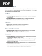 MLDB & WDB Panel Overview | PDF | Power Supply | Electrical Equipment