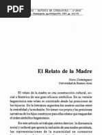El relato de la Madre. Nora Domínguez 