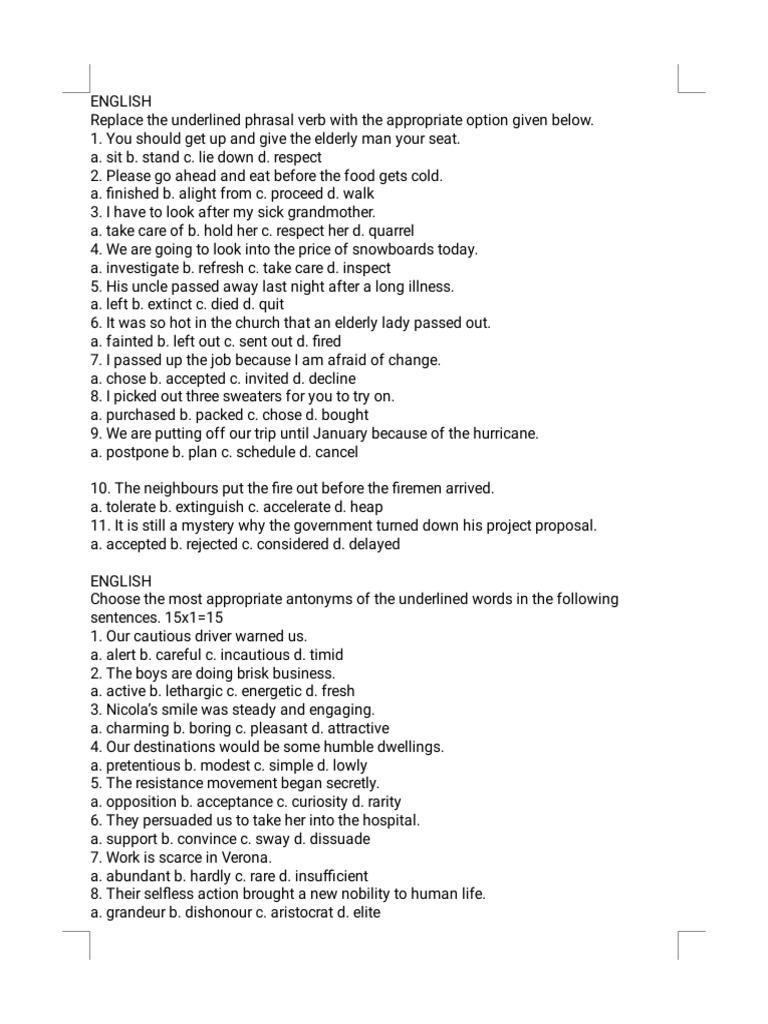 1to 20 One Mark 12th Pdf