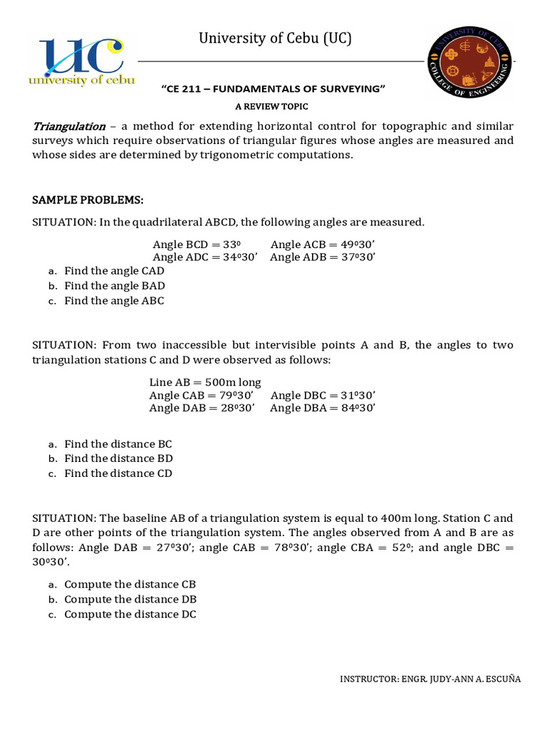 Triangulation | PDF