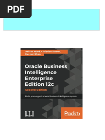 Oracle Business Intelligence Enterprise Edition 12c Adrian Ward 2024 Scribd Download