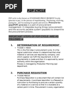 PTP Cycle in SAP: Process Overview | PDF | Accounts Payable | Receipt