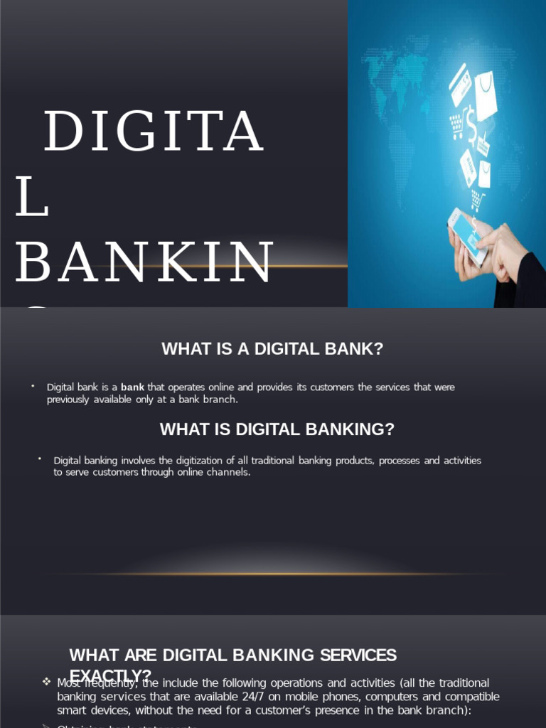 Understanding Digital Banking Services | PDF | Banks | Payments