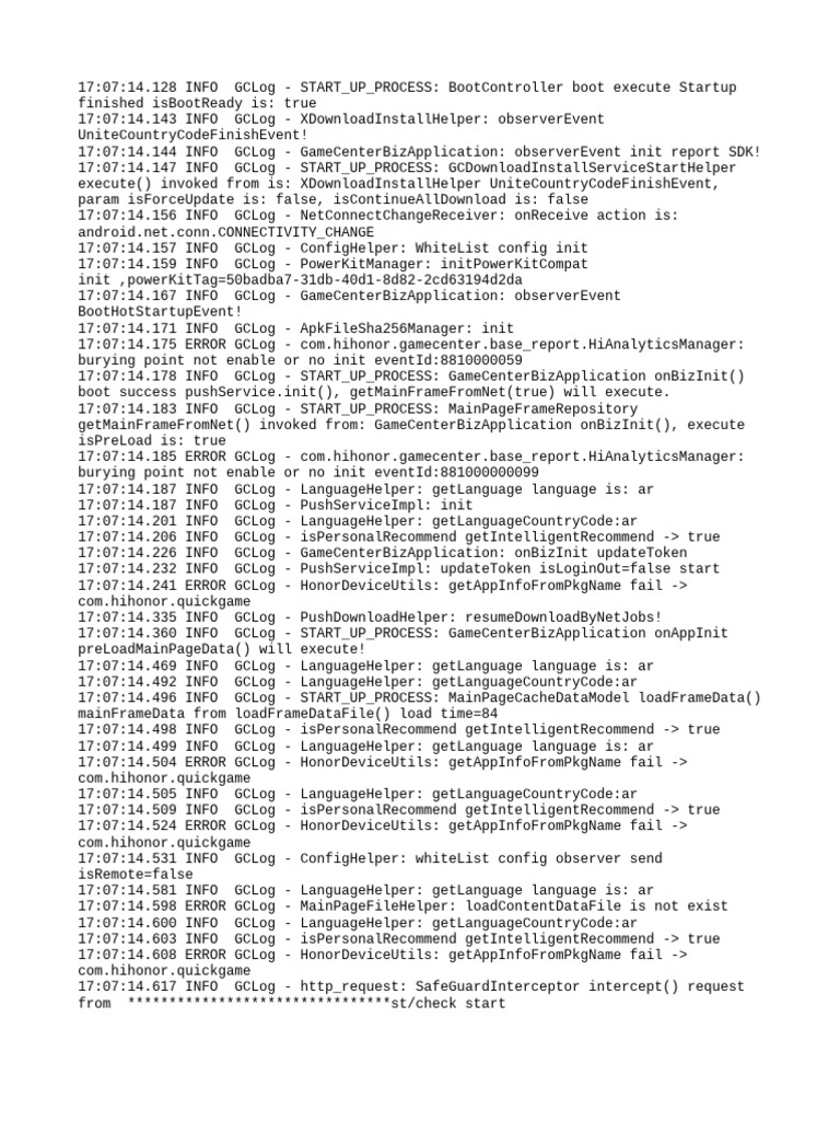 GameCenter Startup Process Log | PDF | Hypertext Transfer Protocol ...