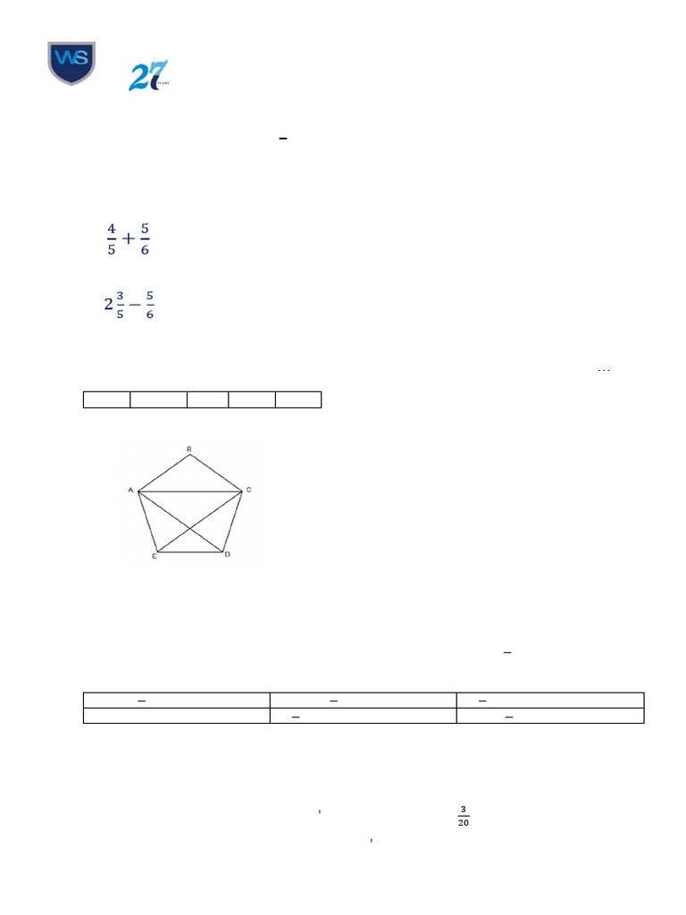 Year 9 PTM Maths Practice Worksheet | PDF | Area | Shape