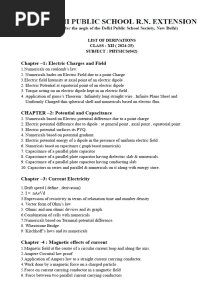 List of Derivations Class - Xii (2024-25)