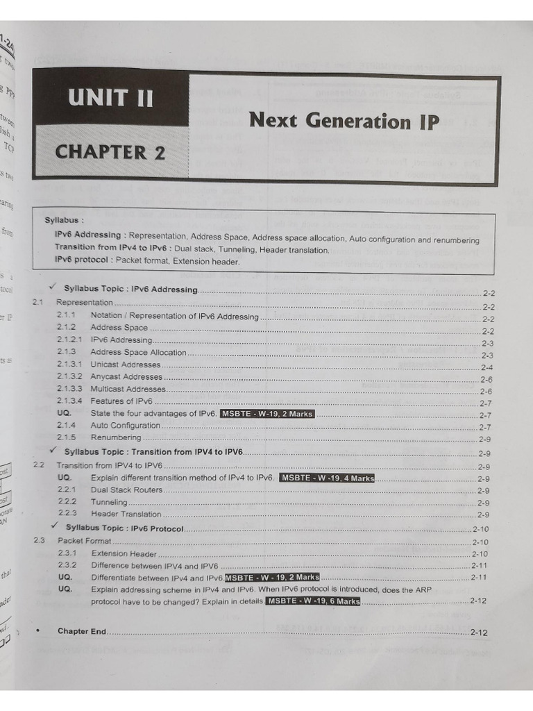 ACN Unit 2 Notes ? | PDF