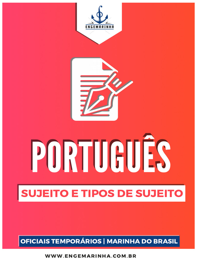 Tipos de Sujeito na Língua Portuguesa | PDF | Assunto (gramática ...